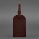 Бирка для багажа BlankNote BN-TAG-2-vin-kr Crazy Horse бордовый (Код. 14538-04) дополнительное фото № 2