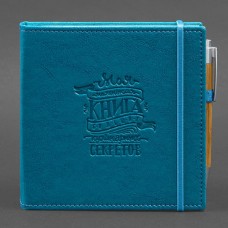 Шкіряний блокнот BlankNote BN-CookB-kz-sky-blue блакитний