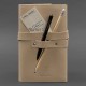 Кожаный блокнот BlankNote BN-SB-1-st-light-beige бежевый (Код. 17431-04) дополнительное фото № 2