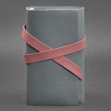 Шкіряний блокнот BlankNote BN-SB-1-st-shadow-pink сірий Шкіряний блокнот BlankNote BN-SB-1-st-shadow-pink сірий