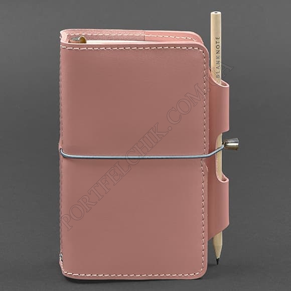 Кожаный блокнот BlankNote BN-SB-3-pink-peach розовый (Код. 16367-04) главное фото