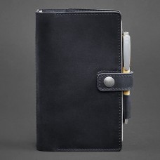 Шкіряний блокнот BlankNote BN-SB-4-st-nn Crazy Horse синій