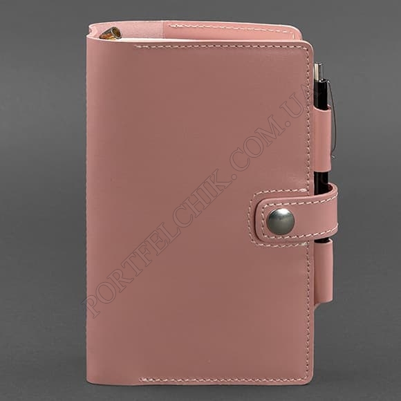 Кожаный блокнот BlankNote BN-SB-4-st-pink-peach розовый (Код. 16548-04) главное фото