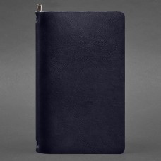 Шкіряний блокнот BlankNote BN-SB-8-navy-blue синій
