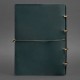 Кожаный блокнот BlankNote BN-SB-9-A4-soft-malachite зеленый (Код. 17414-04) дополнительное фото № 4