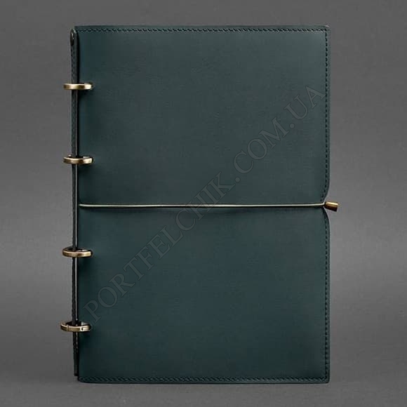Кожаный блокнот BlankNote BN-SB-9-A4-soft-malachite зеленый (Код. 17414-04) главное фото