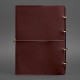 Кожаный блокнот BlankNote BN-SB-9-A4-soft-vin бордовый (Код. 17416-04) дополнительное фото № 4