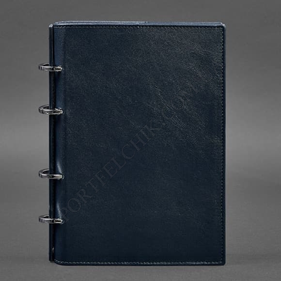 Кожаный блокнот BlankNote BN-SB-9-hard-navy-blue синий (Код. 16370-04) главное фото