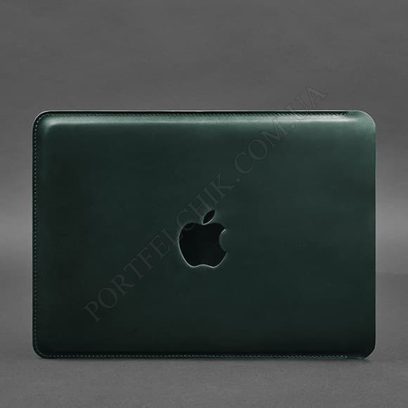 Чехол для MacBook Pro BlankNote BN-GC-19-iz Crazy Horse зеленый (Код. 16224-04) главное фото