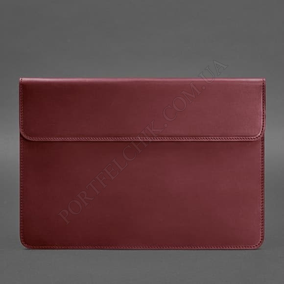 Чехол для MacBook Pro BlankNote BN-GC-9-vin-kr Crazy Horse бордовый (Код. 16175-04) главное фото