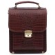Класична барсетка Manufatto СПБ-1 Croco Brown коричневий (Код. 9591-09) додаткове фото № 6