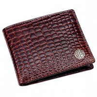 Чоловіче портмоне Hammonds Flycatcher HF594 Croc Brown коричневий
