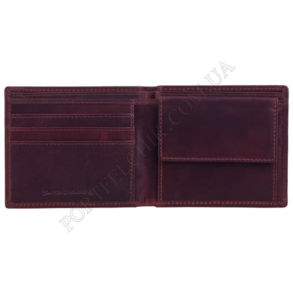 Мужское портмоне Smith & Canova 84045 Aspen Brown коричневый (Код. 16773-01) главное фото