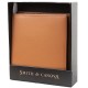 Мужской бумажник Smith & Canova 90015 Black-Tan коричневый, комбинированный (Код. 15608-01) дополнительное фото № 4