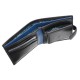 Чоловіче портмоне Visconti PM-100 Black-Cobalt чорний, комбінований (Код. 7557-01) додаткове фото № 3