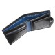 Чоловіче портмоне Visconti PM-100 Black-Cobalt чорний, комбінований (Код. 7557-01) додаткове фото № 1