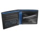 Чоловіче портмоне Visconti PM-101 Black-Cobalt чорний, комбінований (Код. 8076-01) додаткове фото № 3
