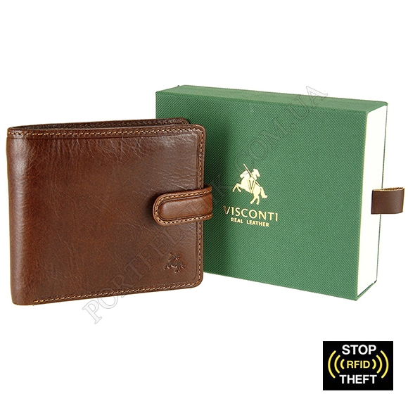 Мужской бумажник Visconti TSC-41 TAN коричневый (Код. 8473-01) главное фото