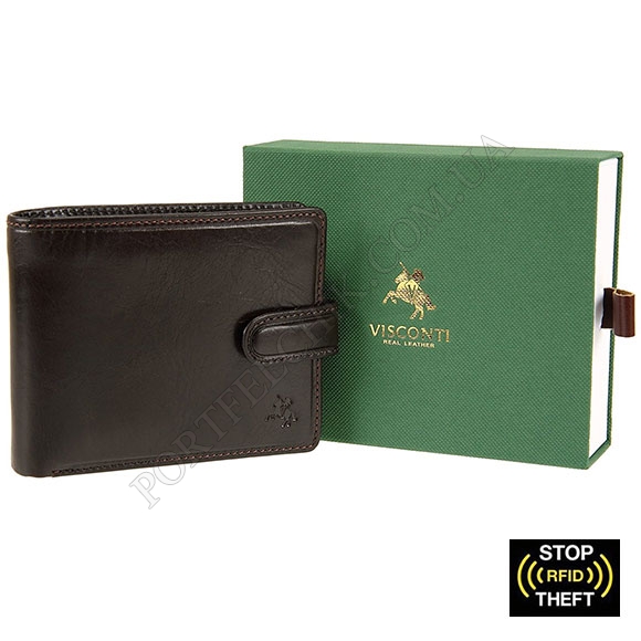 Чоловіче портмоне Visconti TSC-47 BRN коричневий (Код. 8489-01) головне фото