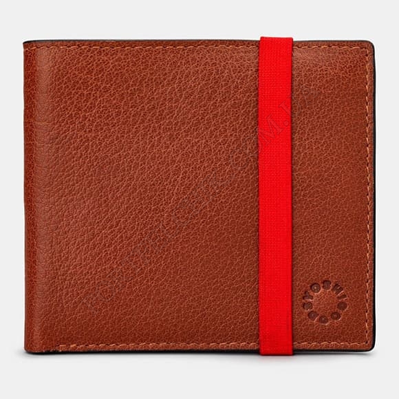 Мужской бумажник Yoshi Y2039E 17 8 Elastic Brown коричневый (Код. 18353-01) главное фото