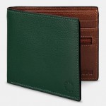 Чоловіче портмоне Yoshi Y2378 17 16 Green/Brown зелений, комбінований Чоловіче портмоне Yoshi Y2378 17 16 Green/Brown зелений, комбінований