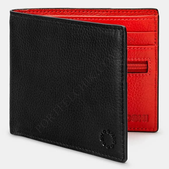 Мужское портмоне Yoshi Y2378 17 19 Black/Red черный, комбинированный (Код. 18493-01) главное фото
