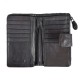Женское портмоне Ashwood D83 Dark Grey серый (Код. 16644-01) дополнительное фото № 1