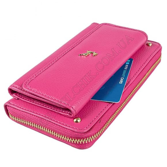 Женский кошелек Ashwood J54 Raspberry-Sorbet ягодный (Код. 16998-01) главное фото