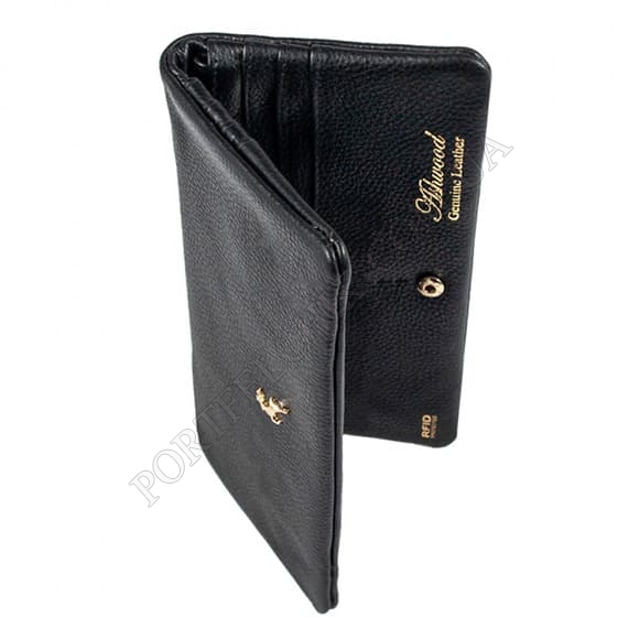 Жіночий гаманець Ashwood J56 Black чорний (Код. 17014-01) головне фото