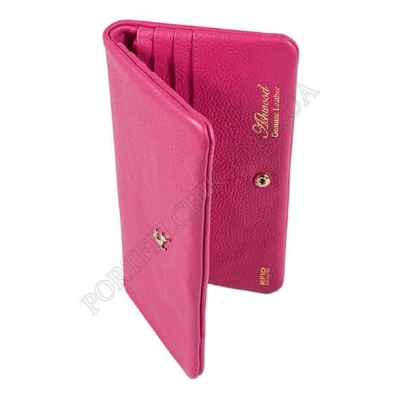 Жіночий гаманець Ashwood J56 Raspberry-Sorbet ягідний (Код. 17020-01) головне фото