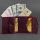 Жіноче портмоне BlankNote BN-W-2-1-vin-kr Crazy Horse бордовий (Код. 13741-04) додаткове фото № 2