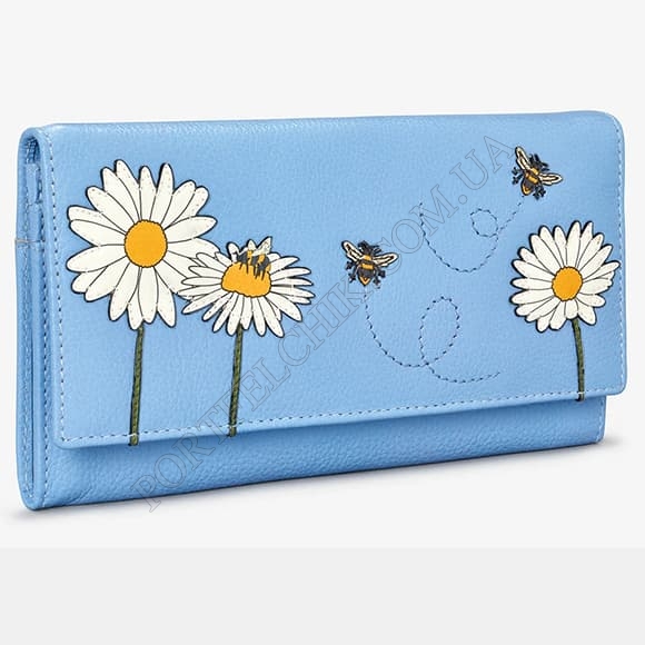 Жіночий гаманець Yoshi Y1030 Hodson Bee Happy Blue блакитний (Код. 18539-01) головне фото
