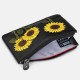 Женский кошелек Yoshi Y1321 Sunflowers Black черный (Код. 18550-01) дополнительное фото № 1