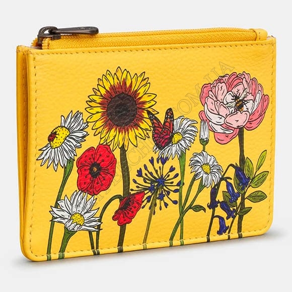 Женский кошелек Yoshi Y1321 Franklin Wildflowers желтый (Код. 18551-01) главное фото