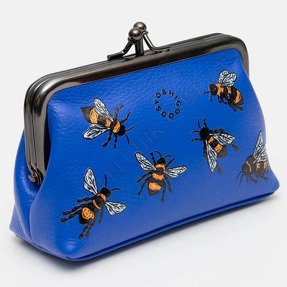Жіночий гаманець Yoshi Y1328 Bee Happy Blue синій (Код. 18554-01) головне фото