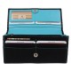 Женский кошелек Visconti CD 21 Black-Aqua черный (Код. 7286-01) дополнительное фото № 2
