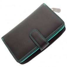 Жіноче портмоне Visconti CD 22 Black-Aqua чорний Жіноче портмоне Visconti CD 22 Black-Aqua чорний