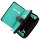 Жіноче портмоне Visconti CD 22 Black-Aqua чорний (Код. 7461-01) додаткове фото № 2