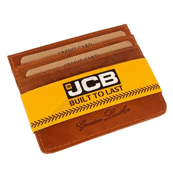 Картхолдер JCB 07EN Oil Tan коричневий (Код. 16820-01) головне фото