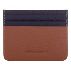 Картхолдер Smith & Canova 90014 BLACK-TAN коричневый, комбинированный Картхолдер Smith & Canova 90014 BLACK-TAN коричневый, комбинированный