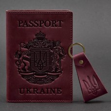 Подарочный набор BlankNote BN-SET-42-UA-vin-kr Crazy Horse бордовый