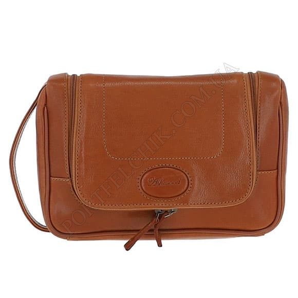Косметичка чоловіча Ashwood 8140 Tan коричневий (Код. 18849-01) головне фото
