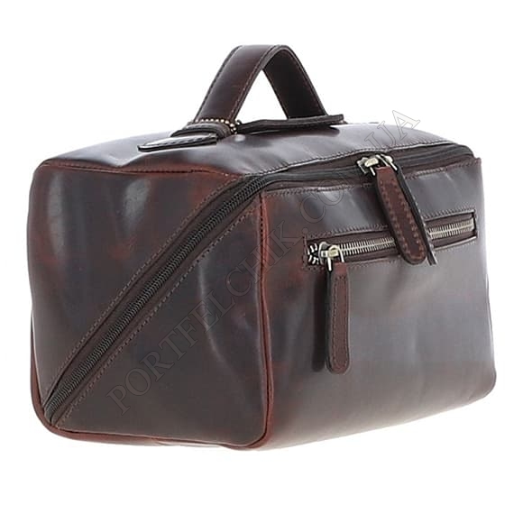 Косметичка чоловіча Ashwood K49 Brown коричневий (Код. 18425-01) головне фото