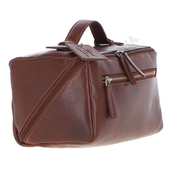 Косметичка чоловіча Ashwood K49 Chestnut коричневий (Код. 18426-01) головне фото