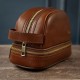 Косметичка мужская Ashwood PL41 Tan коричневый (Код. 18826-01) дополнительное фото № 9