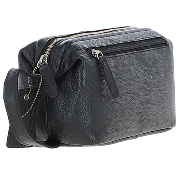 Косметичка чоловіча Ashwood Q47 Black чорний (Код. 18827-01) головне фото