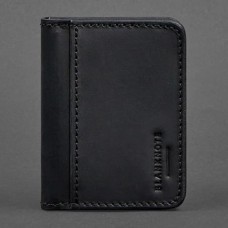 Обкладинка на id паспорт BlankNote BN-KK-4-1-g-kr Crazy Horse З гербом чорний