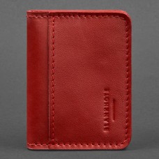 Обкладинка на id паспорт BlankNote BN-KK-4-1-red З гербом червоний