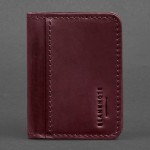 Обложка на id паспорт BlankNote BN-KK-4-1-vin-kr Crazy Horse С гербом бордовый Обложка на id паспорт BlankNote BN-KK-4-1-vin-kr Crazy Horse С гербом бордовый