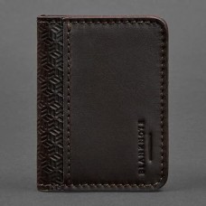 Обкладинка на id паспорт BlankNote BN-KK-4-choko-karbon коричневий